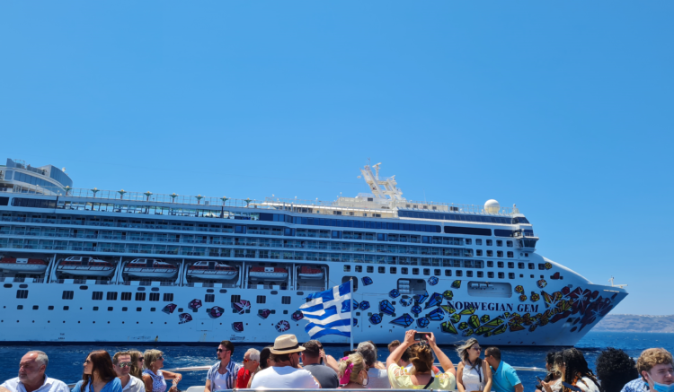 Norwegian Gem Cruise Line at Trieste Port, Italy Photo Credit Priti Prakash